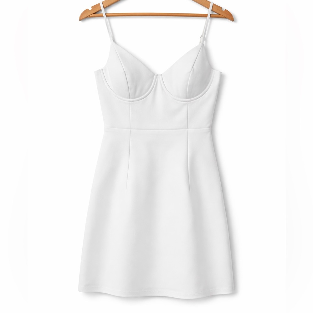 Princess Polly White Bustier Mini Dress NWT Size 6